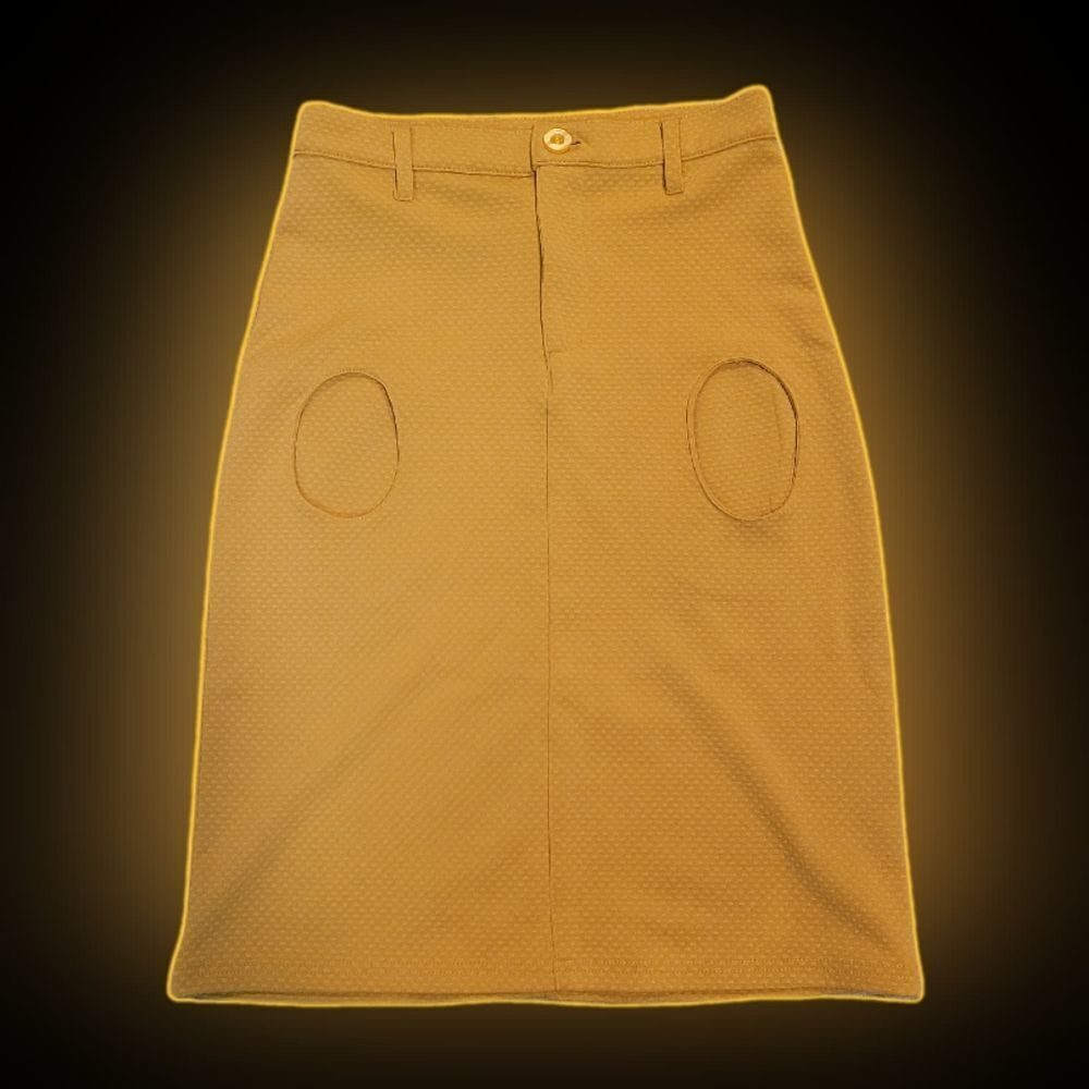 Coco By Little Cocoon Mustard Skirt with Pockets & Belt Loops - Size 8T